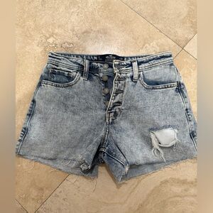 Hollister Light Blue Denim Shorts